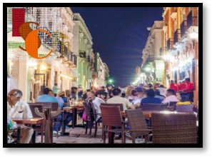 En Campeche, se esperan en restaurantes ocupación superior al 70% en fin de año. 